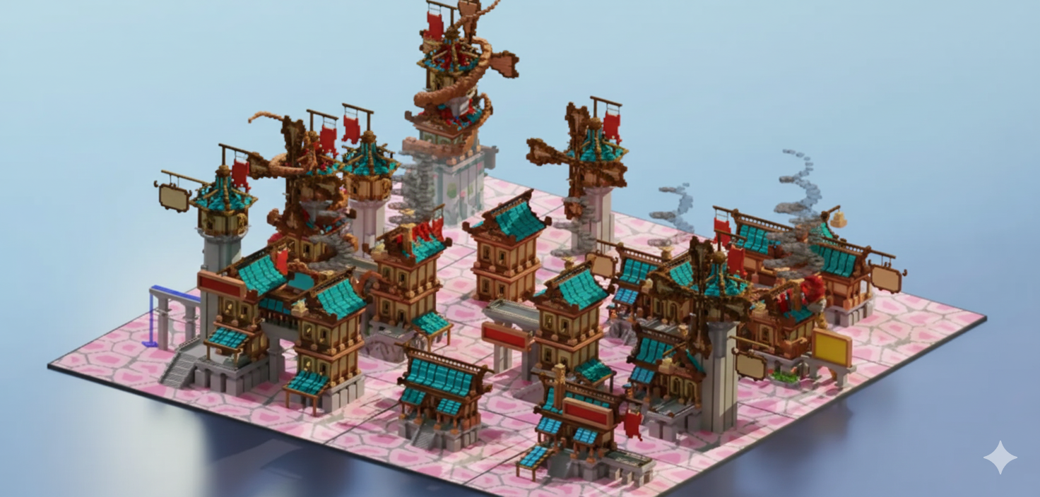 🏰 13x Blue Medieval House Pack 🏰 