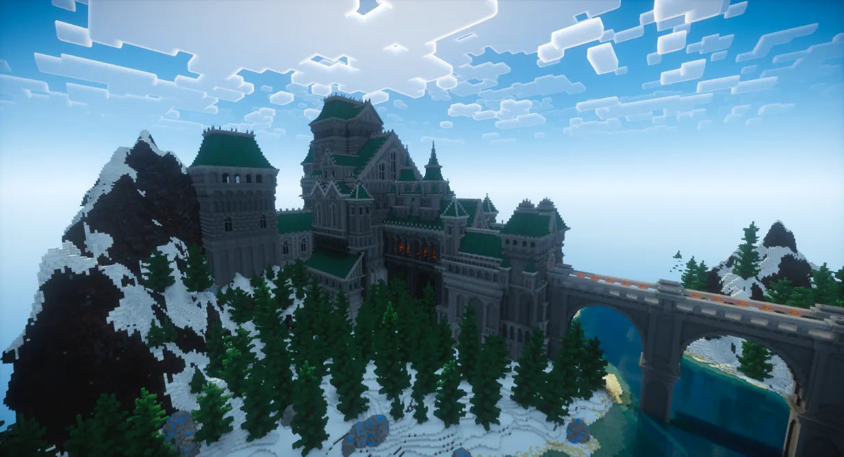 Prismarine Village Spawn