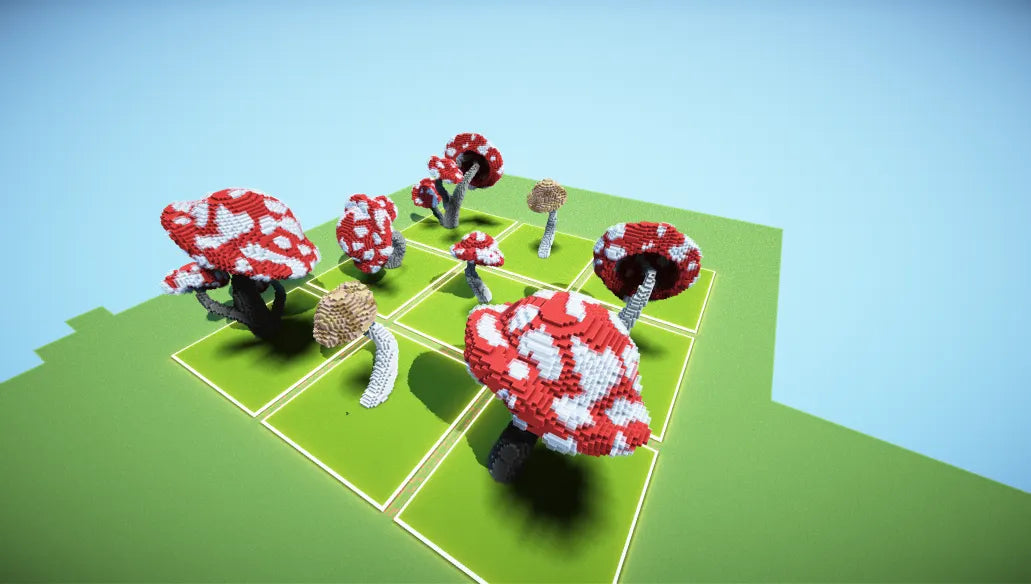 9x Big Mushroom Pack