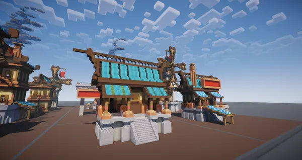 🏰 13x Blue Medieval House Pack 🏰 