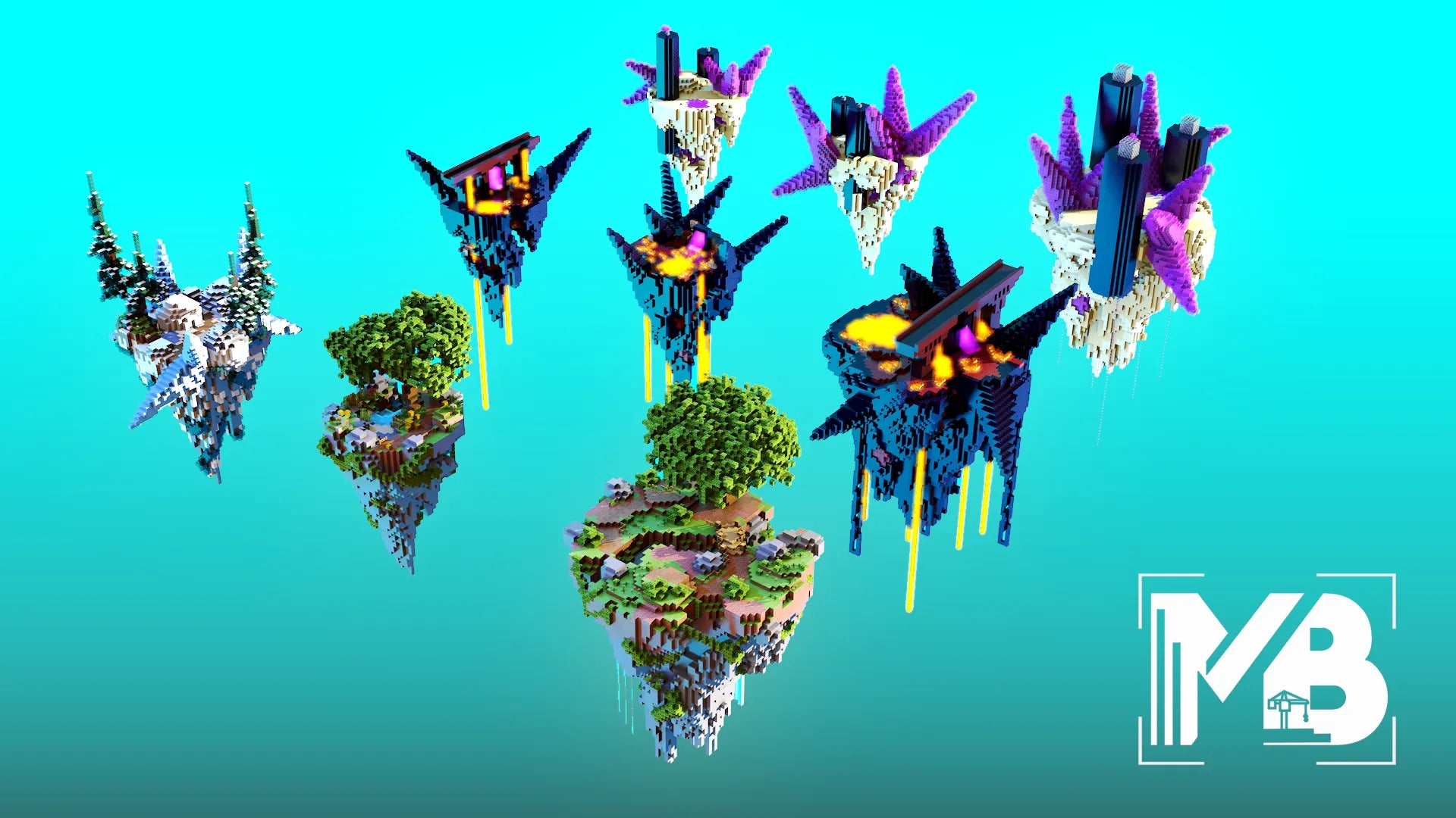 9 Biome Islands | SkyBlock Pack