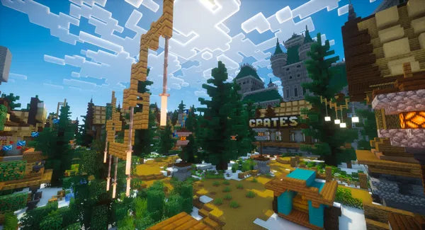 Prismarine Village Spawn