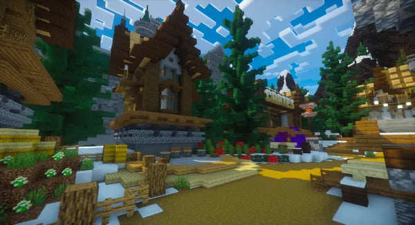 Prismarine Village Spawn