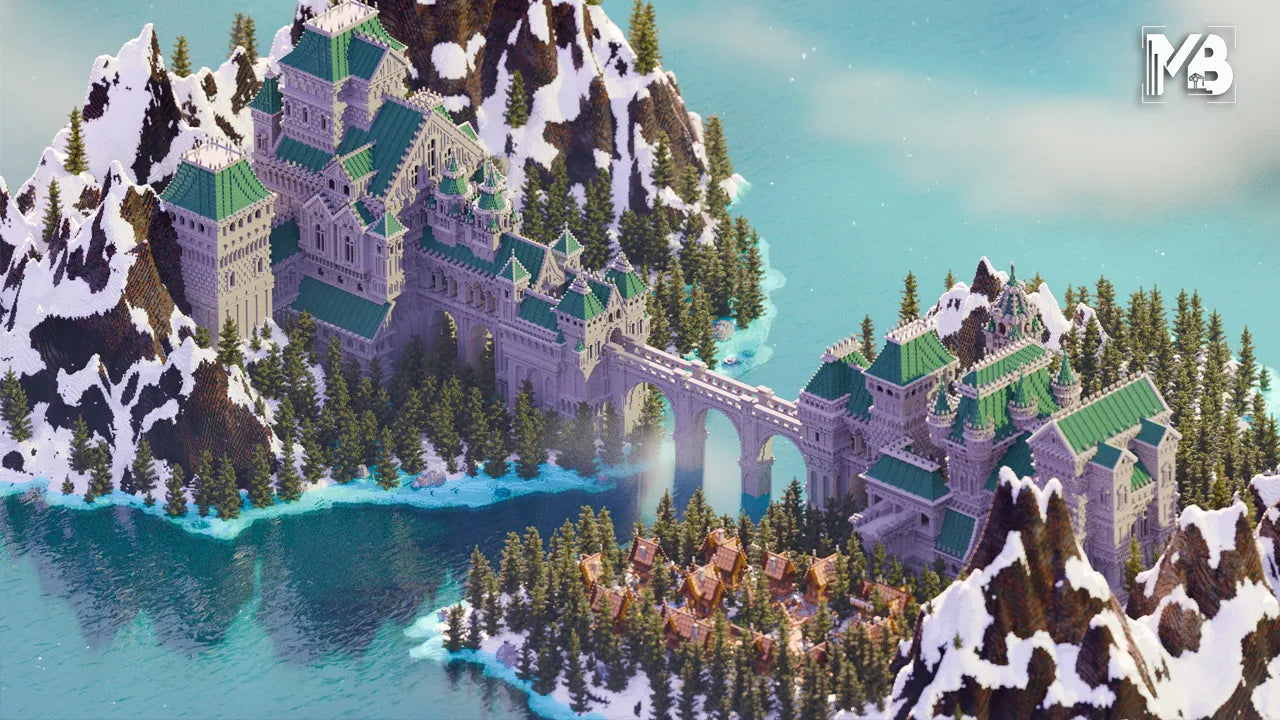 Prismarine Village Spawn