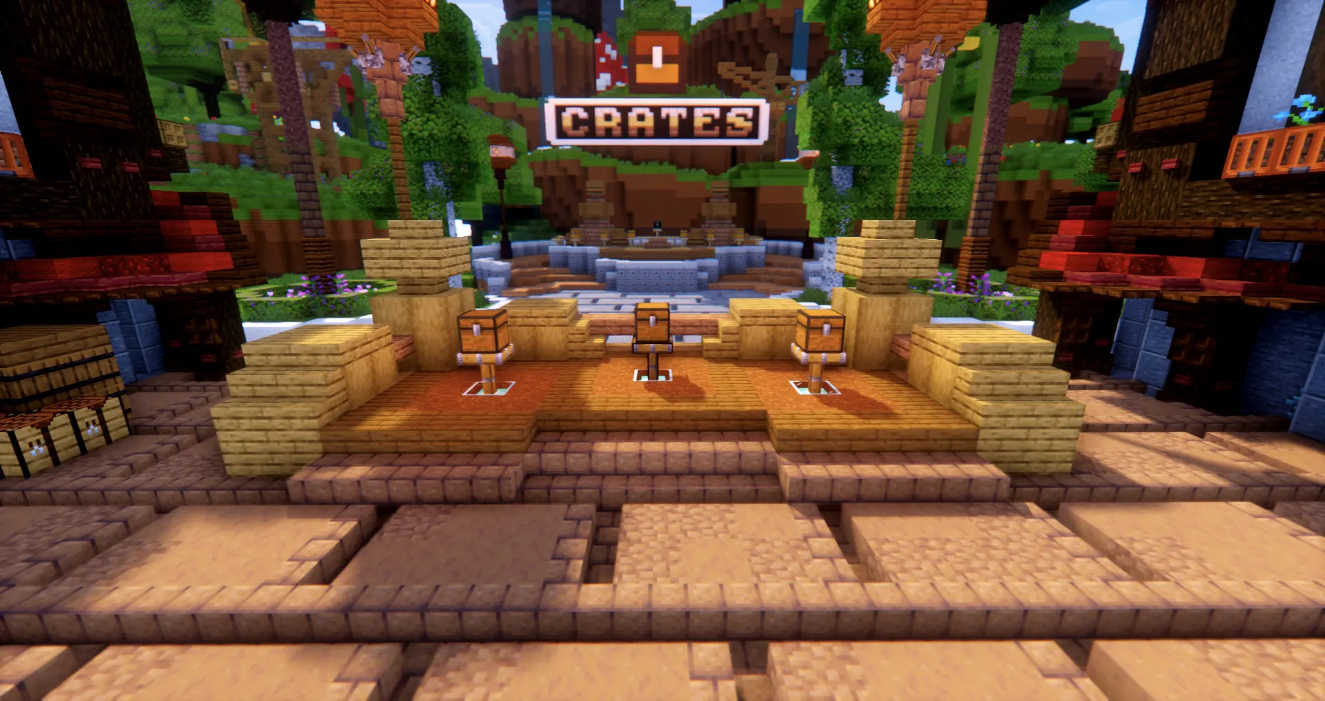 🏝️ Tropical Medieval Lobby 🏝️ 