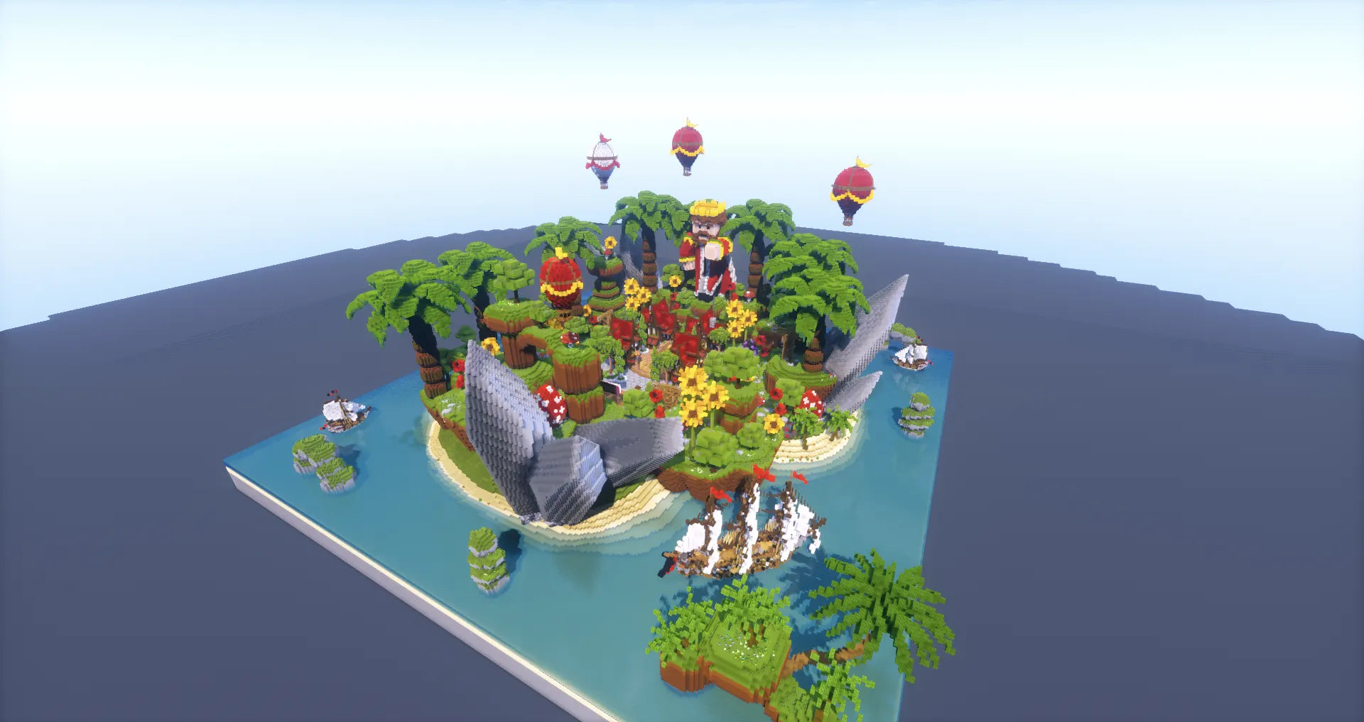 🏝️ Tropical Medieval Lobby 🏝️ 