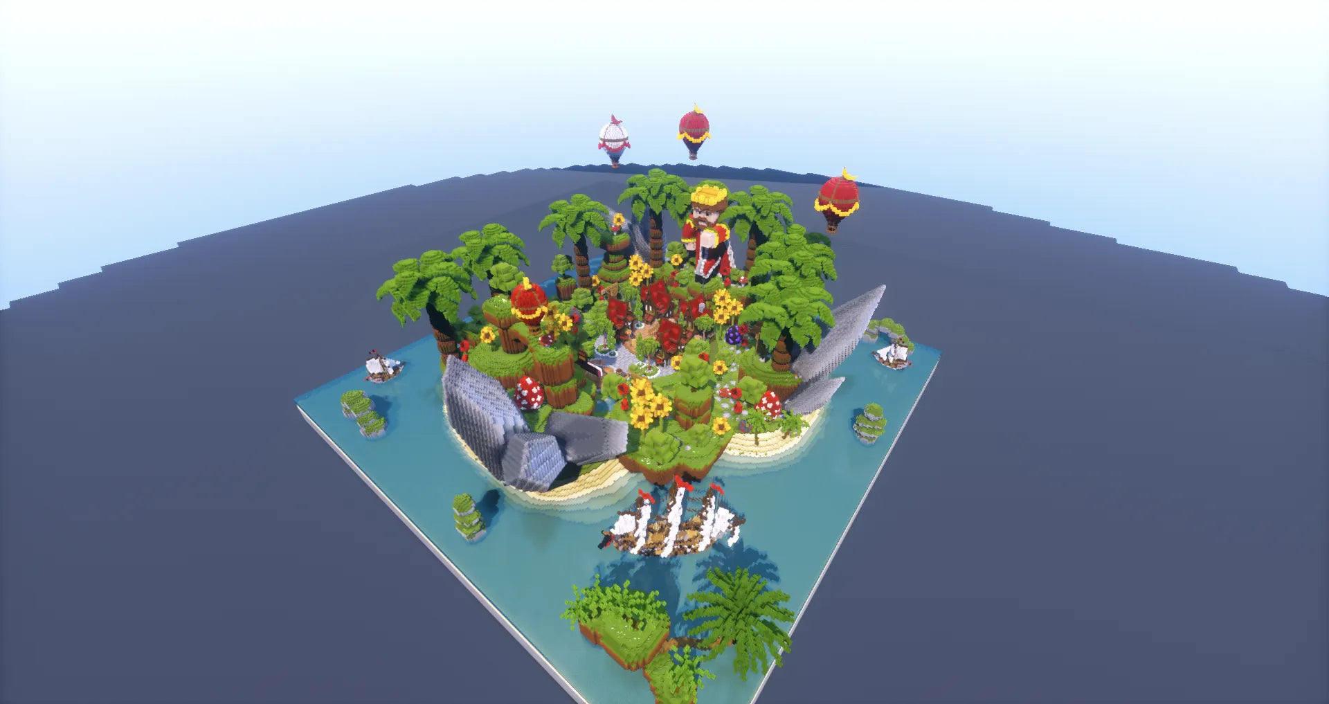 🏝️ Tropical Medieval Lobby 🏝️ 